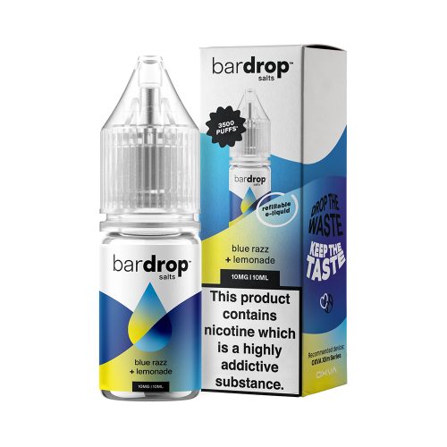 Bar Drop Blue Razz Lemonade Nic Salt 10ml E-Liquid