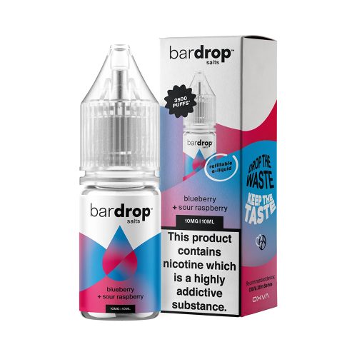 Bar Drop Blueberry Sour Raspberry Nic Salt 10ml E-Liquid