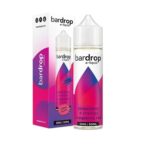 Bar Drop Strawberry Cherry Raspberry Ice 50ml Shortfill