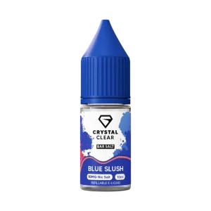 Crystal Clear Blue Slush Nic Salt E-Liquid 10ml