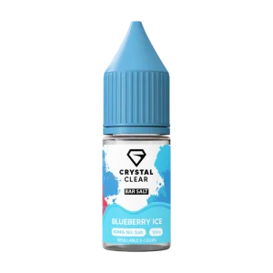 Crystal Clear Blueberry Ice Nic Salt E-Liquid 10ml