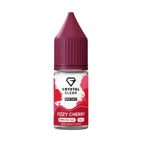 Crystal Clear Fizzy Cherry Nic Salt E-Liquid 10ml