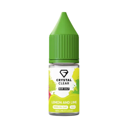 Crystal Clear Lemon Lime Nic Salt E-Liquid 10ml