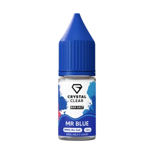 Crystal Clear Mr Blue Nic Salt E-Liquid 10ml