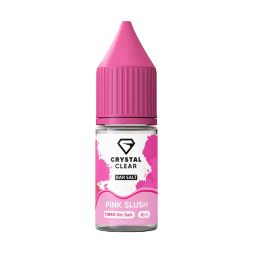 Crystal Clear Pink Slush Nic Salt E-Liquid 10ml