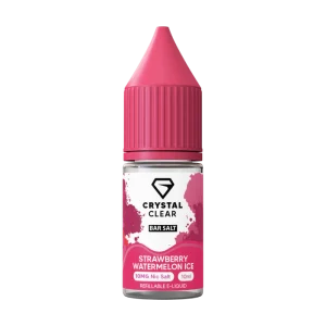 Crystal Clear Strawberry Watermelon Nic Salt E-Liquid 10ml