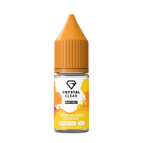Crystal Clear Tropical Ice Nic Salt E-Liquid 10ml