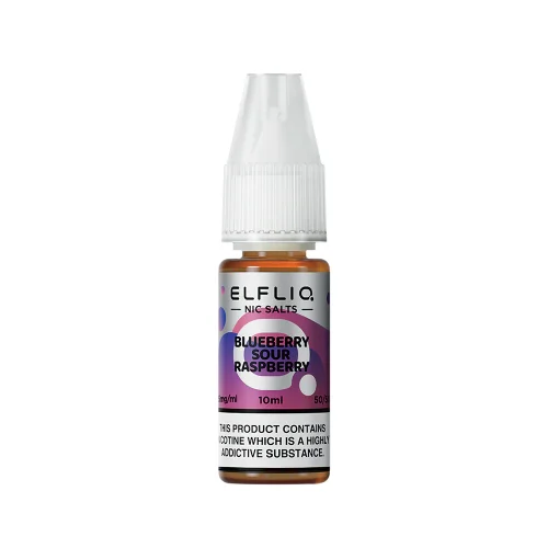 Elf Bar Elfliq Blueberry Sour Raspberry Nic Salt E-Liquid 10ml