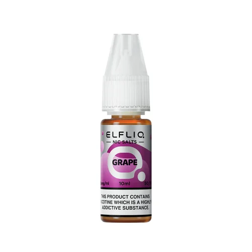 Elf Bar Elfliq Grape Nic Salt E-Liquid 10ml