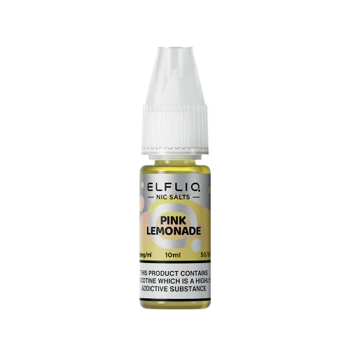Elf Bar Elfliq Pink Lemonade Nic Salt E-Liquid 10ml
