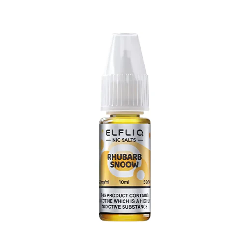 Elf Bar Elfliq Rhubarb Snoow Nic Salt E-Liquid 10ml