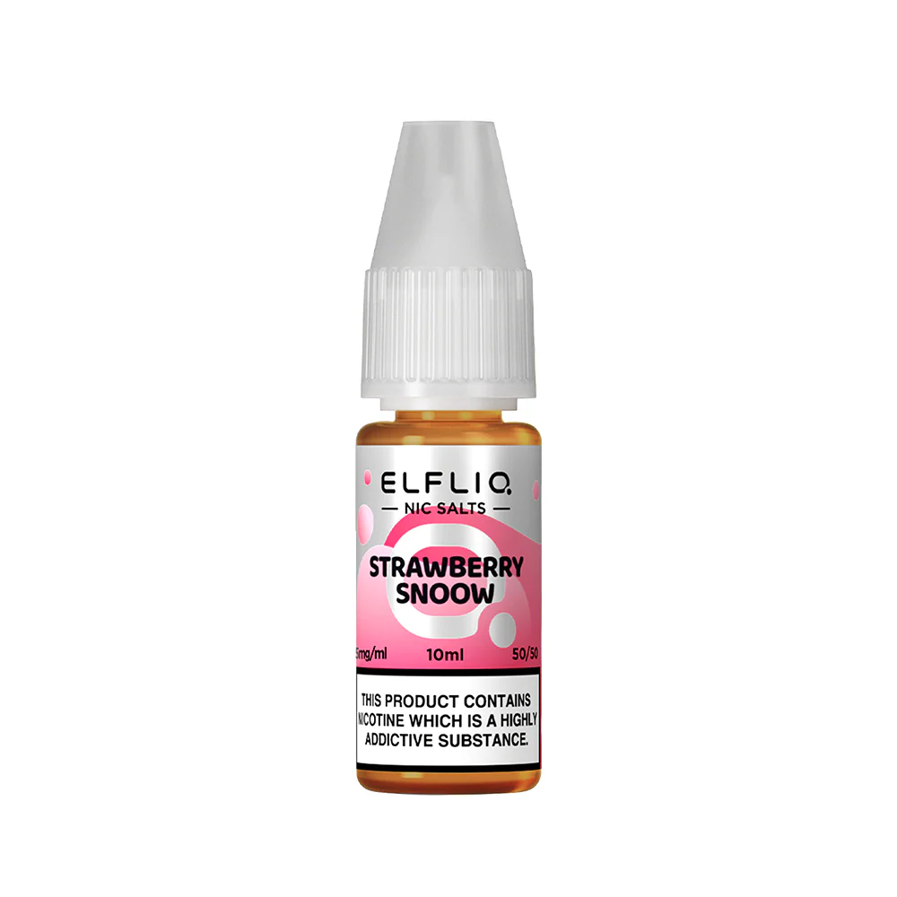 Elf Bar Elfliq Strawberry Snoow Nic Salt E-Liquid 10ml