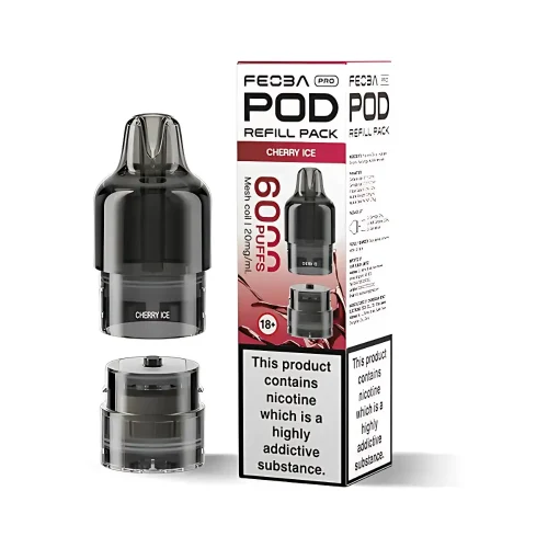 FEOBA Big Bar 6000 Cherry ice Prefilled Pod and Refill
