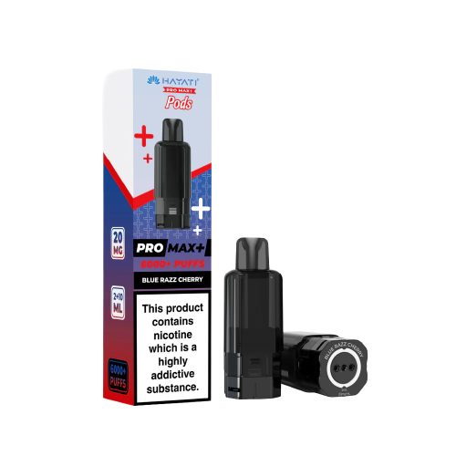 Hayati Pro Max Plus 6000 Puffs Blue Razz Cherry Pod and Refill