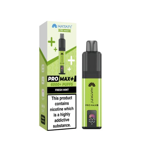 Hayati Pro Max Plus 6000 Puffs Fresh Mint Pod Kit