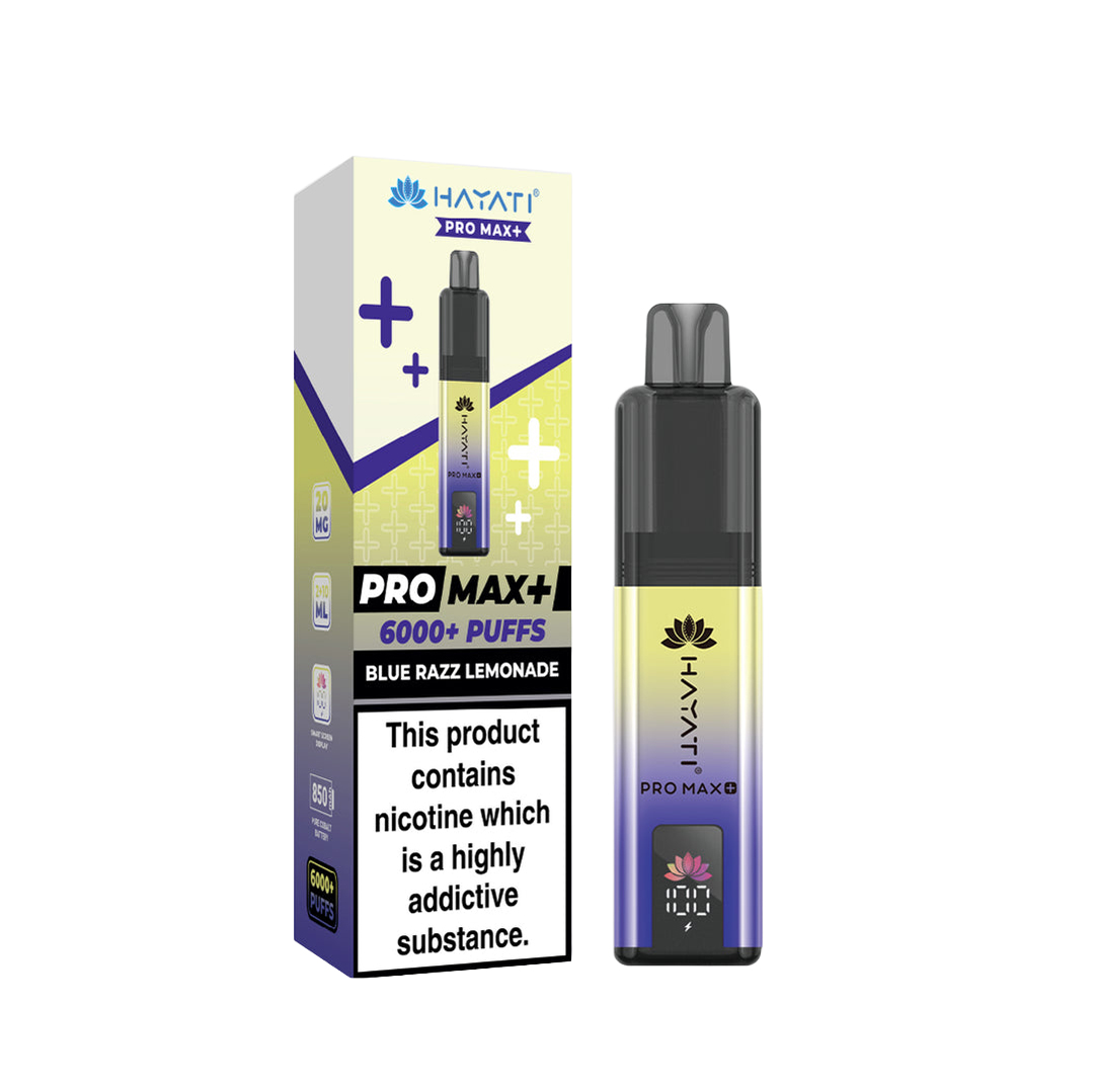 Hayati Pro Max Plus 6000 Puffs Blue Razz Lemonade Pod Kit