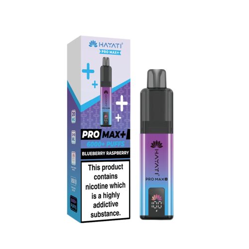 Hayati Pro Max Plus 6000 Puffs Blueberry Raspberry  Pod Kit