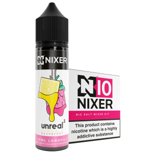 Nixer Unreal 2 Lemon and Raspberry E-Liquid Concentrate 30 ml Mix and Create