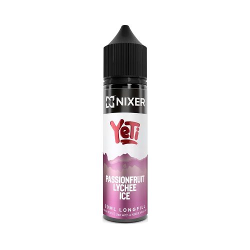 Nixer Yeti Passionfruit Lychee Ice E-Liquid Concentrate 30 ml Mix and Create
