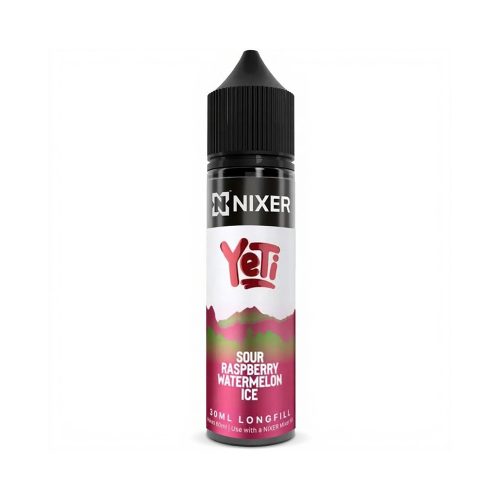 Nixer Yeti Sour Raspberry Watermelon Ice E-Liquid Concentrate 30 ml Mix and Create