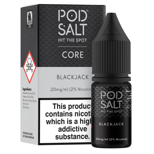 Pod Salt  Blackjack Nic Salt E-Liquid 10ml