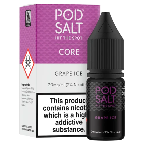 Pod Salt  Grape Ice Nic Salt E-Liquid 10ml