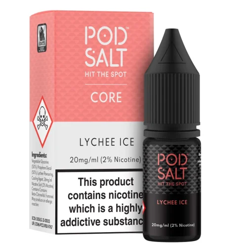 Pod Salt Lychee Ice Nic Salt E-Liquid 10ml