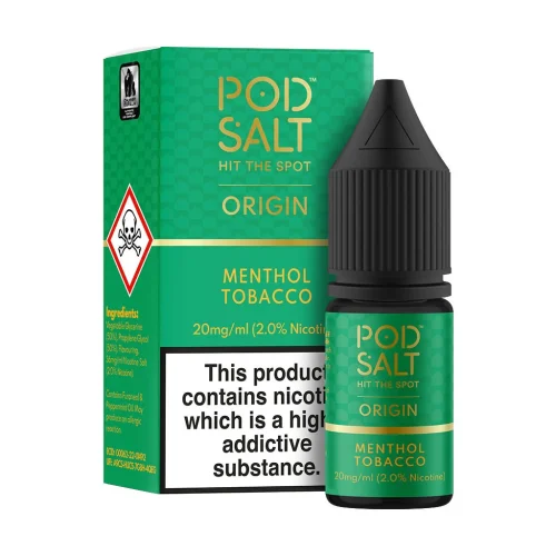 Pod Salt Menthol Tobacco Nic Salt E-Liquid 10ml