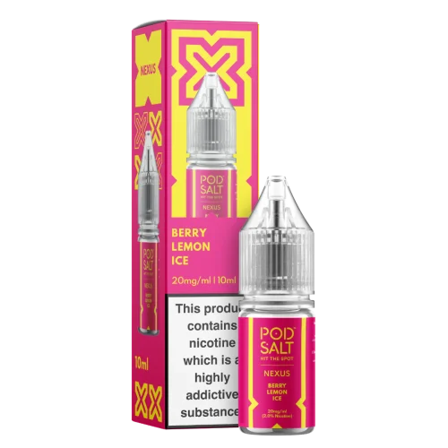 Pod Salt Nexus Berry Lemon Ice Nic Salt E-Liquid 10ml