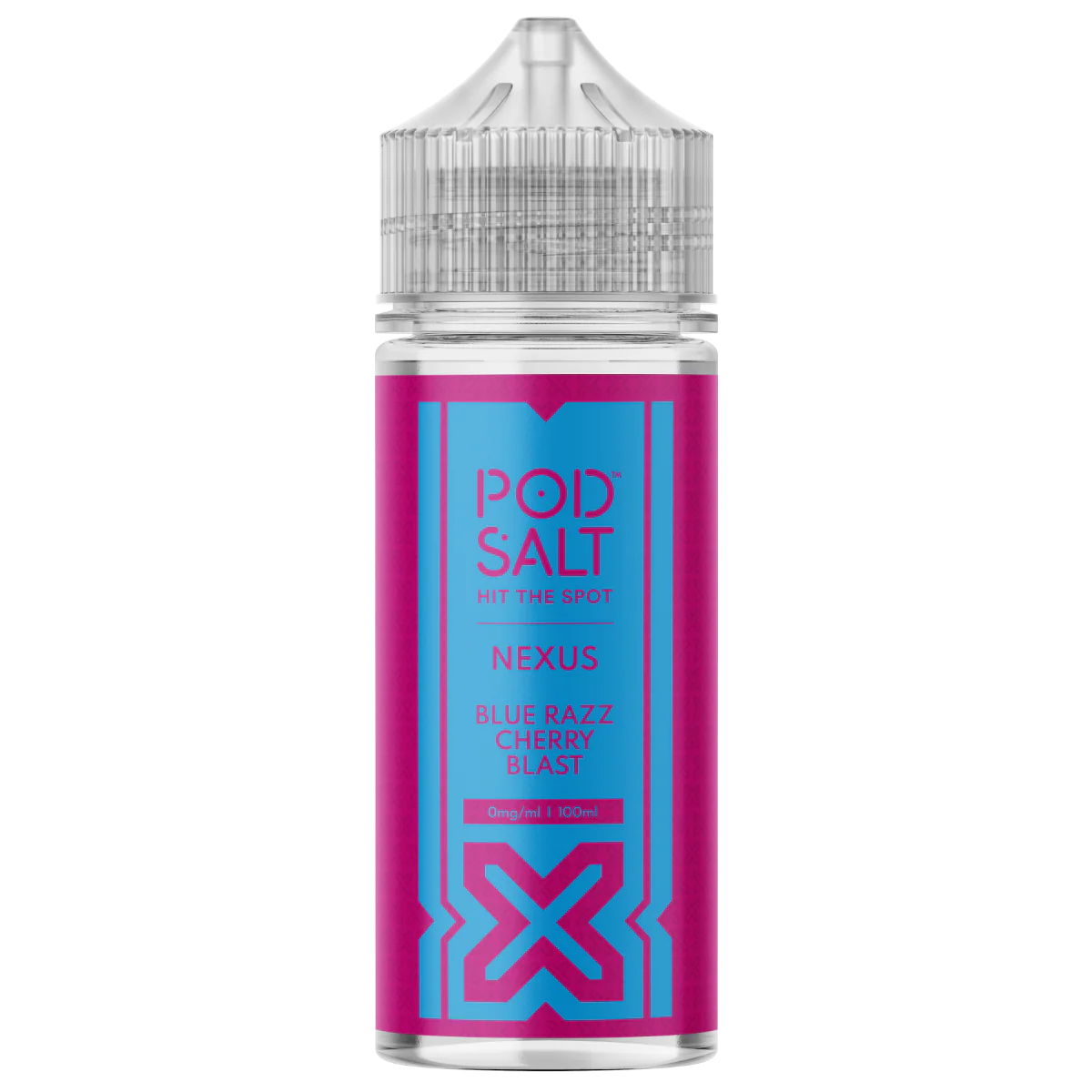 Pod Salt Nexus Blue Razz Cherry Blast 100ml Shortfill E-Liquid