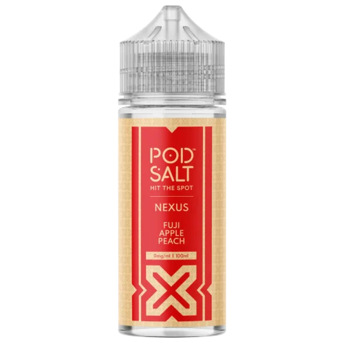 Pod Salt Nexus Fuji Apple Peach 100ml Shortfill E-Liquid