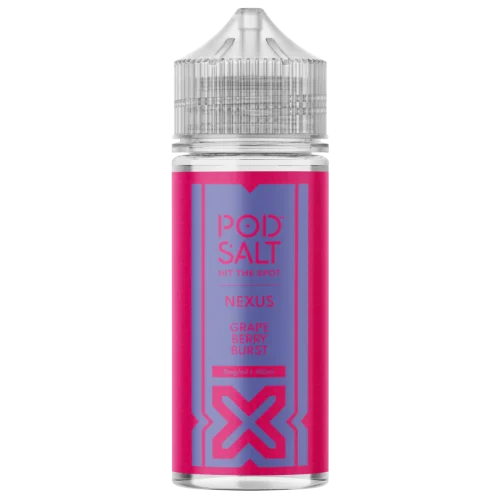 Pod Salt Nexus Grape Berry Burst 100ml Shortfill E-Liquid