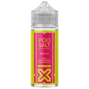 Pod Salt Nexus Lime Raspberry Grapefruit 100ml Shortfill E-Liquid