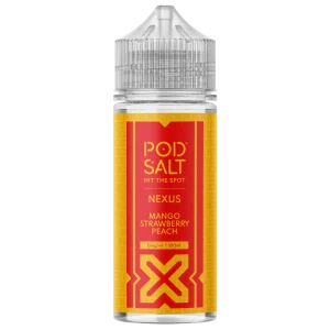 Pod Salt Nexus Mango Strawberry Peach 100ml Shortfill E-Liquid