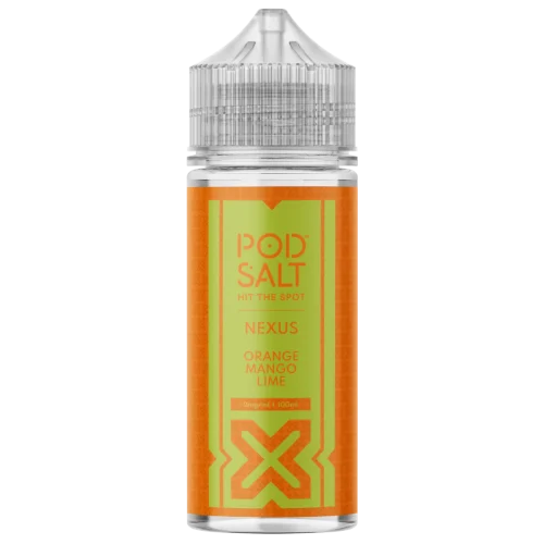 Pod Salt Nexus Orange Mango Lime 100ml Shortfill E-Liquid