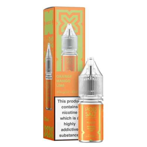 Pod Salt Nexus Orange Mango Lime Nic Salt E-Liquid 10ml