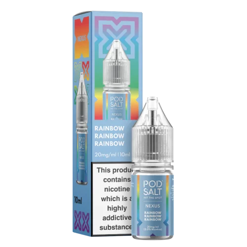 Pod Salt Nexus Rainbow Nic Salt E-Liquid 10ml