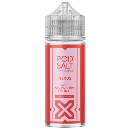 Pod Salt Nexus Sweet Strawberry Lemonade 100ml Shortfill E-Liquid