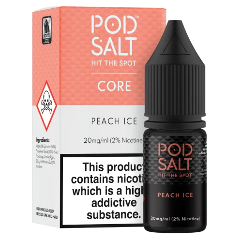 Pod Salt  Peach Ice Nic Salt E-Liquid 10ml