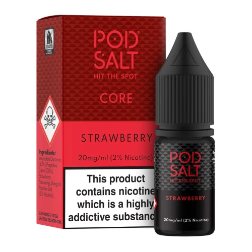 Pod Salt Strawberry Nic Salt E-Liquid 10ml