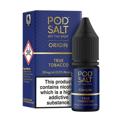 Pod Salt True Tobacco Nic Salt E-Liquid 10ml