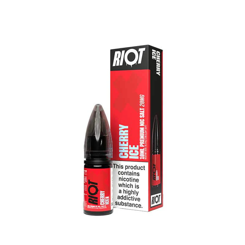 Riot X Cherry Ice Nic Salt E-Liquid 10ml