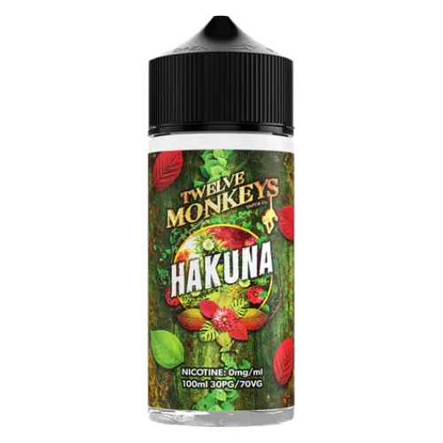 Twelve Monkeys Hakuna Without Ice Shortfill E-Liquid