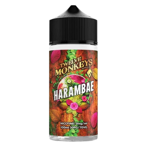 Twelve Monkeys Harambae With Ice Shortfill E-Liquid