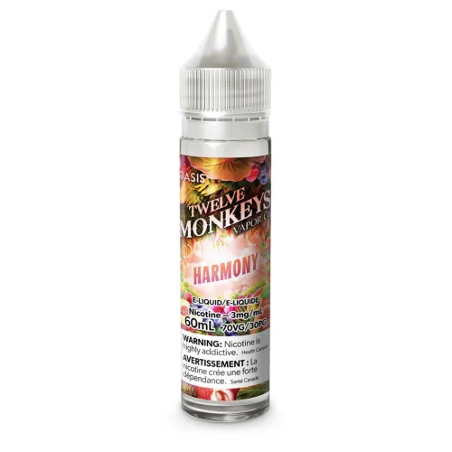 Twelve Monkeys  Harmony Without Ice Shortfill E-Liquid
