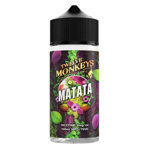 Twelve Monkeys Matata Without Ice Shortfill E-Liquid
