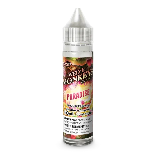 Twelve Monkeys  Paradise Without Ice Shortfill E-Liquid