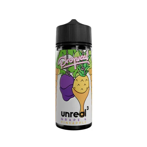 Unreal 3 Grape and Pineapple 100ml Shortfill E-Liquid