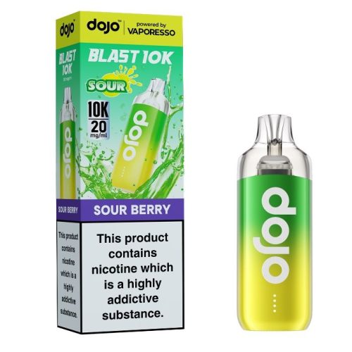 Vaporesso Dojo Blast 10K Blast 10K Sour Raspberry Prefilled Pod Kit