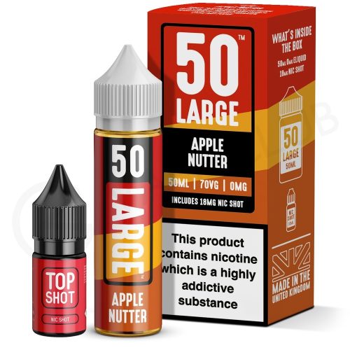 50 Large Apple Nutter 50 ml Shortfill E-Liquid